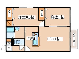 ル・ファール南円山の物件間取画像